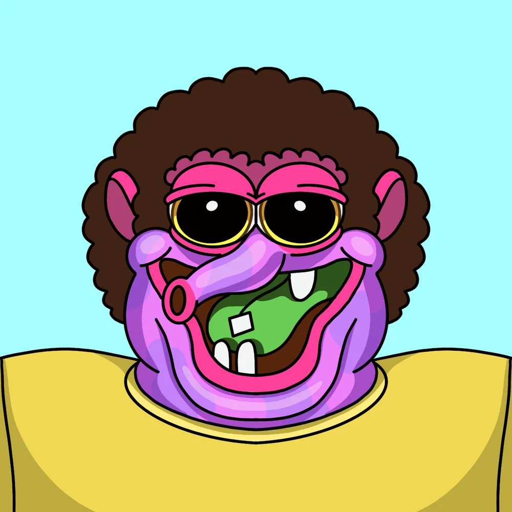 Tablick Honksnooter — Hedz No. 105, recovered original artwork by Matt Furie