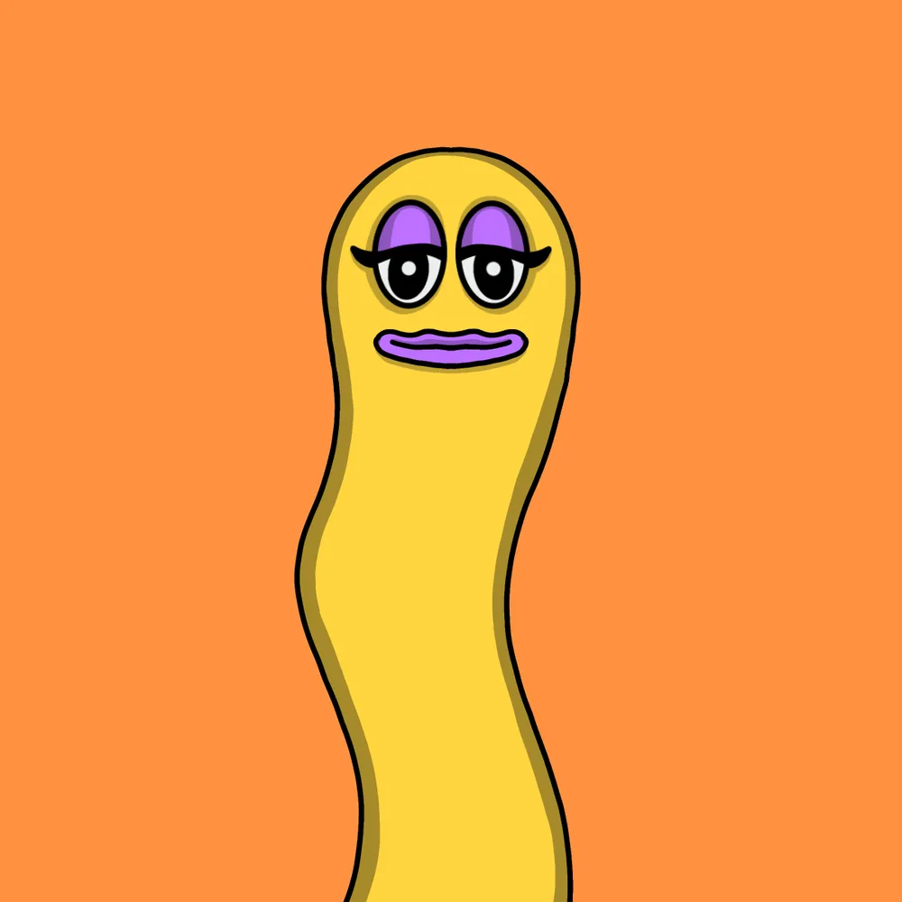 Worm Dancer — Hedz No. 116, recovered original artwork by Matt Furie