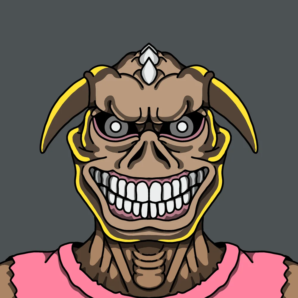 Strong Goblin — Hedz No. 119, recovered original artwork by Matt Furie