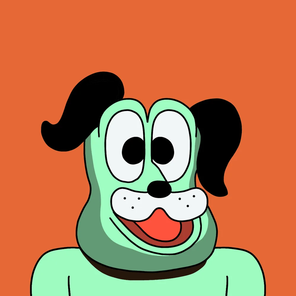 Go-doggy — Hedz No. 130, recovered original artwork by Matt Furie