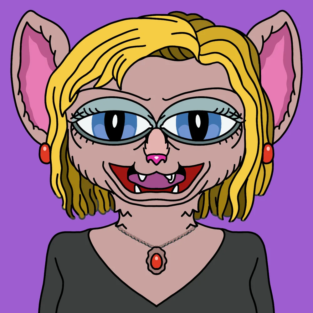 Cataiyana — Hedz No. 134, recovered original artwork by Matt Furie