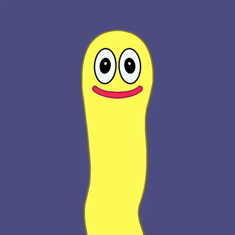 Yella Cutie — Hedz No. 147, recovered original artwork by Matt Furie