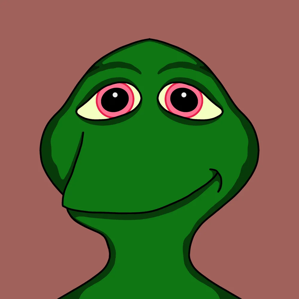 Goomper — Hedz No. 152, recovered original artwork by Matt Furie