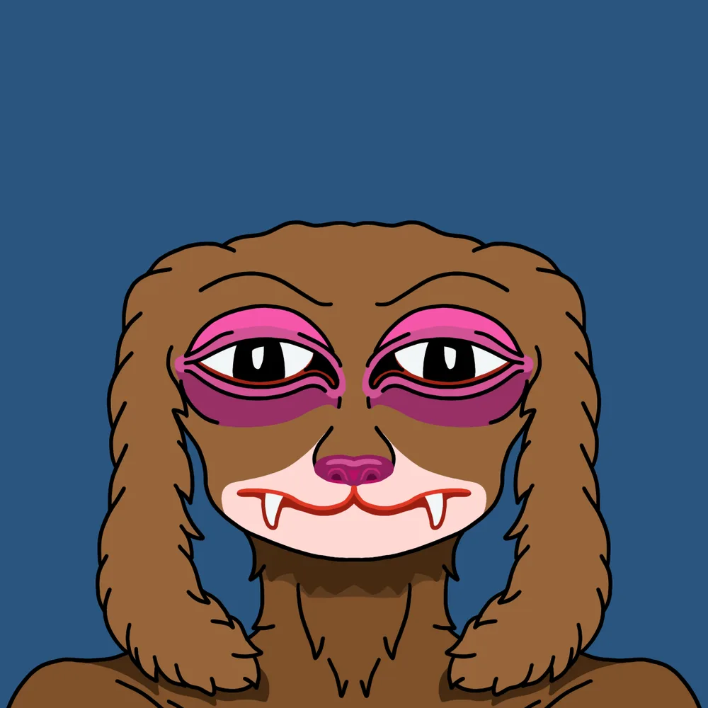 Sad Doggette — Hedz No. 157, recovered original artwork by Matt Furie