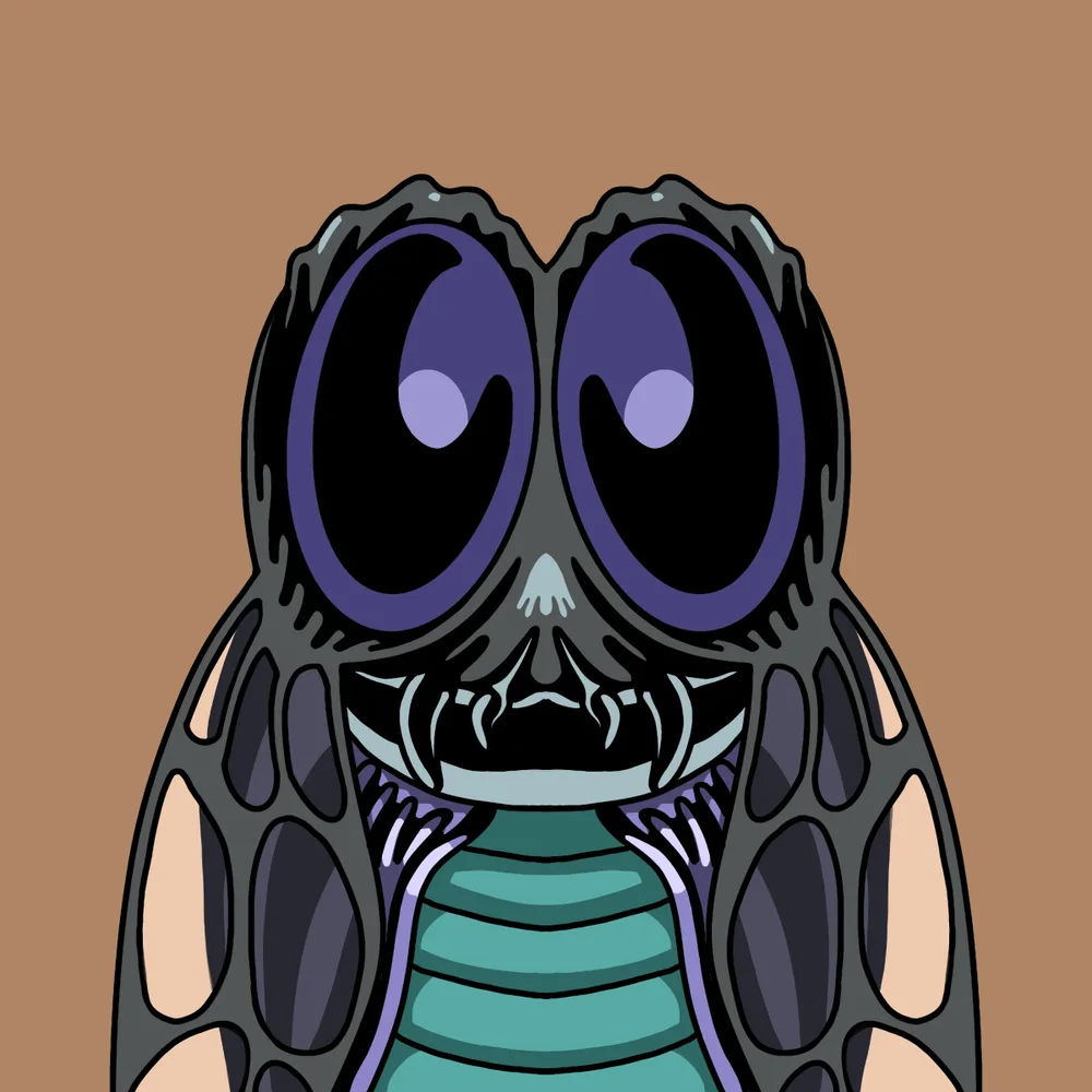 Flyface Buzzboy — Hedz No. 016, recovered original artwork by Matt Furie