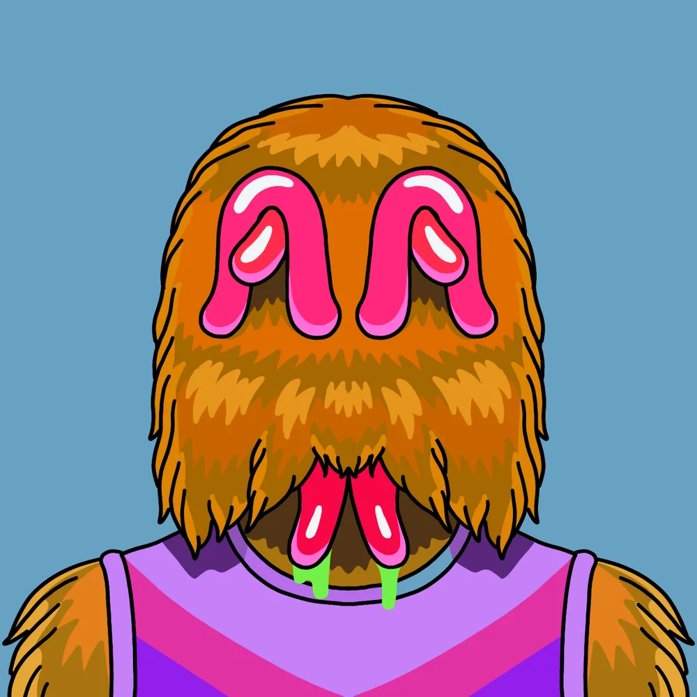 Acid-vulva Eyez Jr — Hedz No. 171, recovered original artwork by Matt Furie