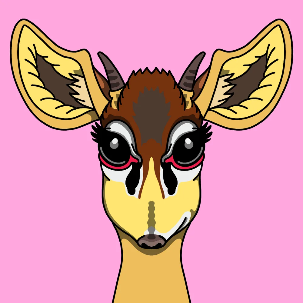 Dik-dik — Hedz No. 177, recovered original artwork by Matt Furie