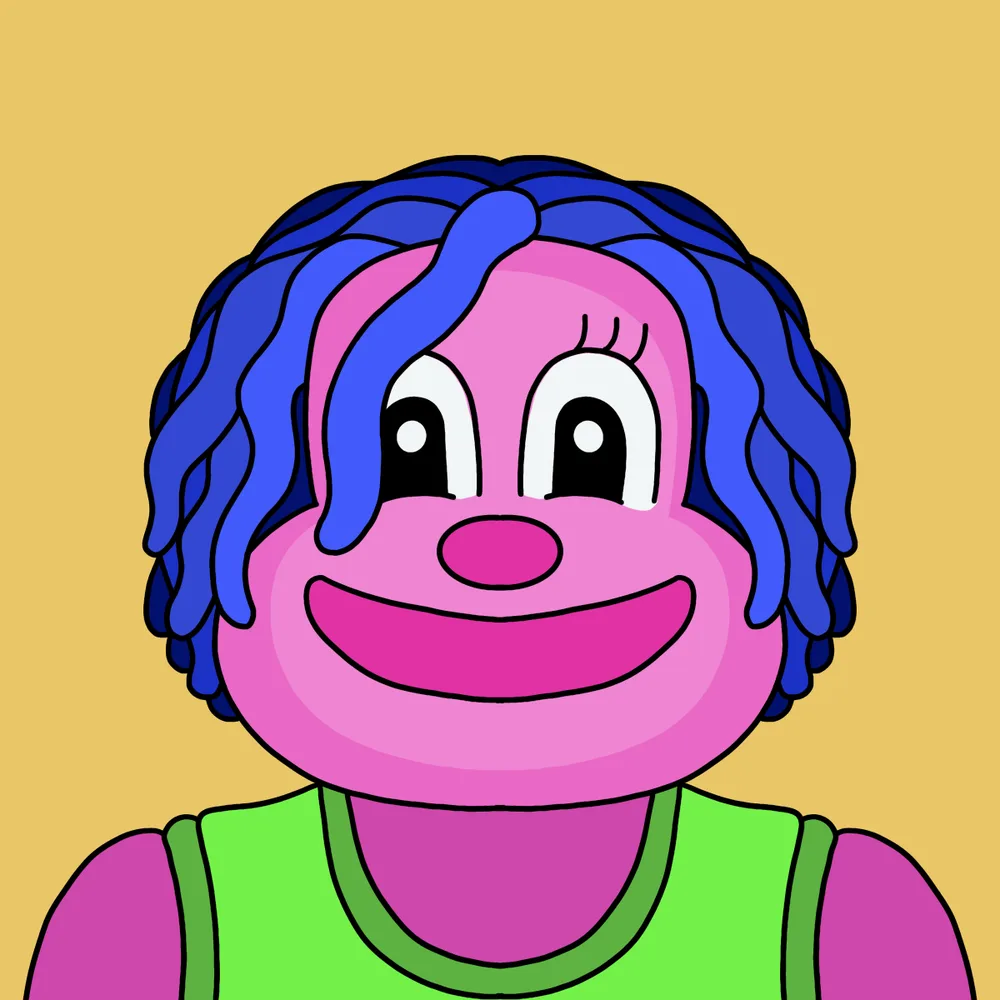 Gloob — Hedz No. 181, recovered original artwork by Matt Furie