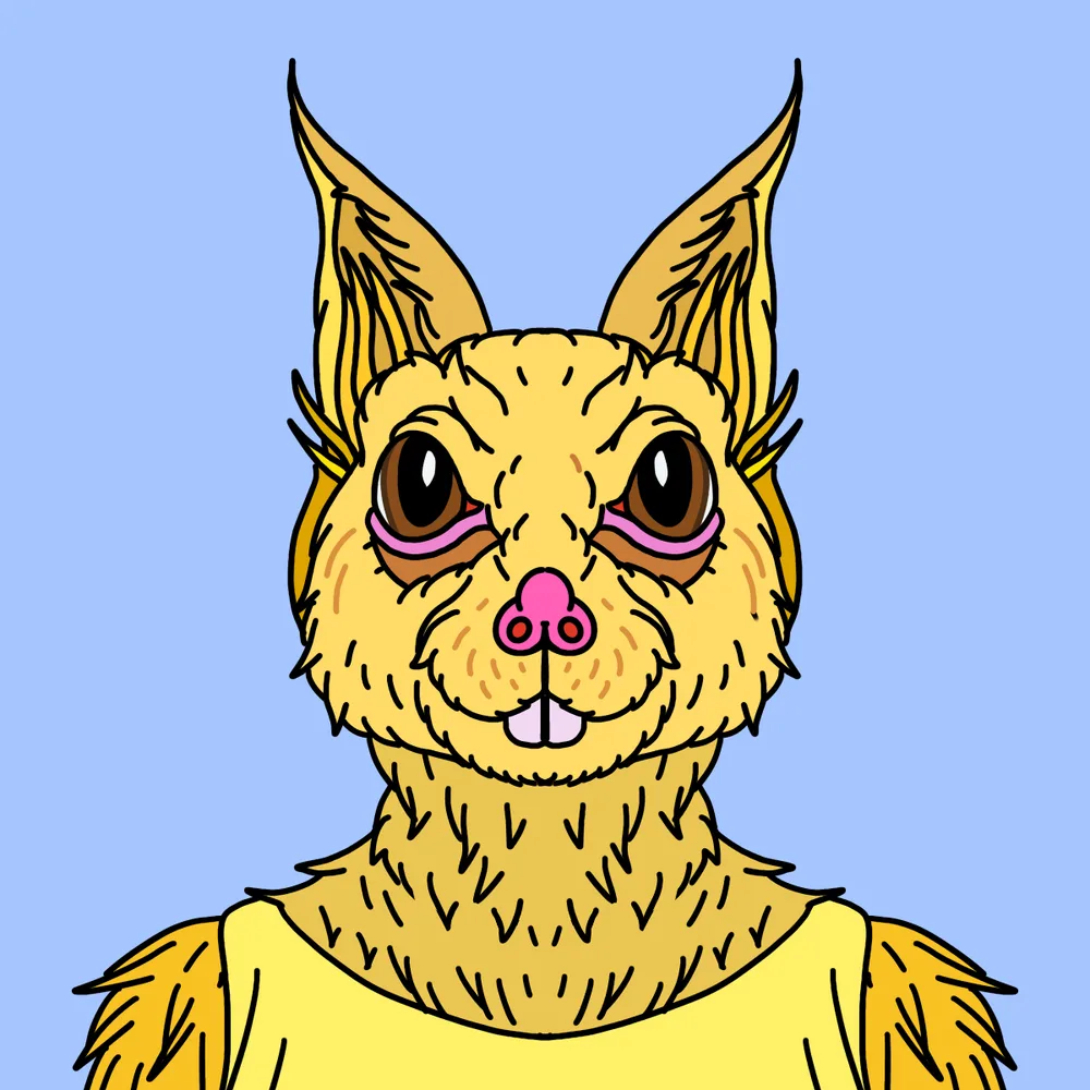 Squirrelnut Zipper — Hedz No. 204, recovered original artwork by Matt Furie