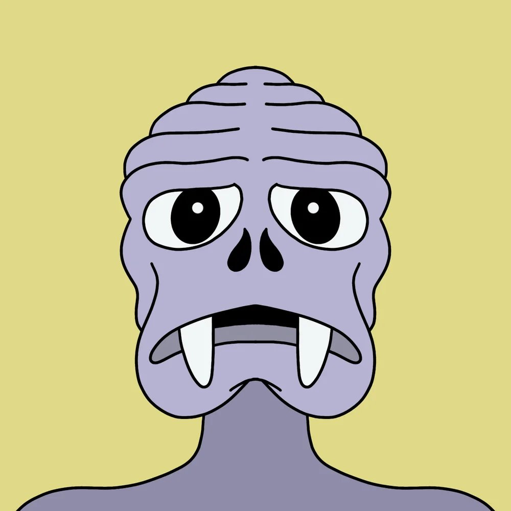 Stonecold Toothface — Hedz No. 205, recovered original artwork by Matt Furie