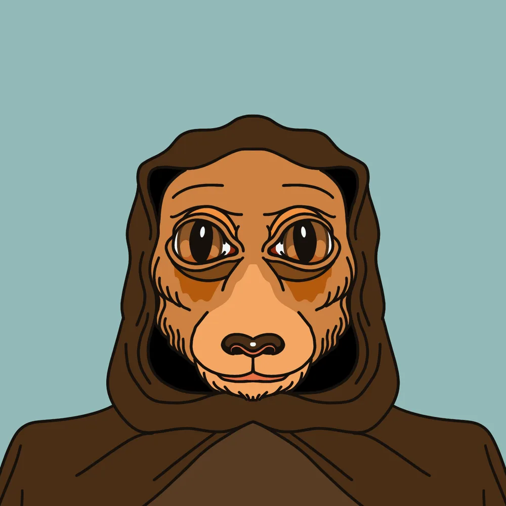 Pupface Wizard — Hedz No. 210, recovered original artwork by Matt Furie