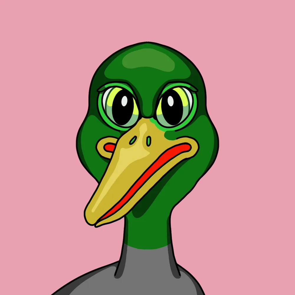 Mallard — Hedz No. 212, recovered original artwork by Matt Furie