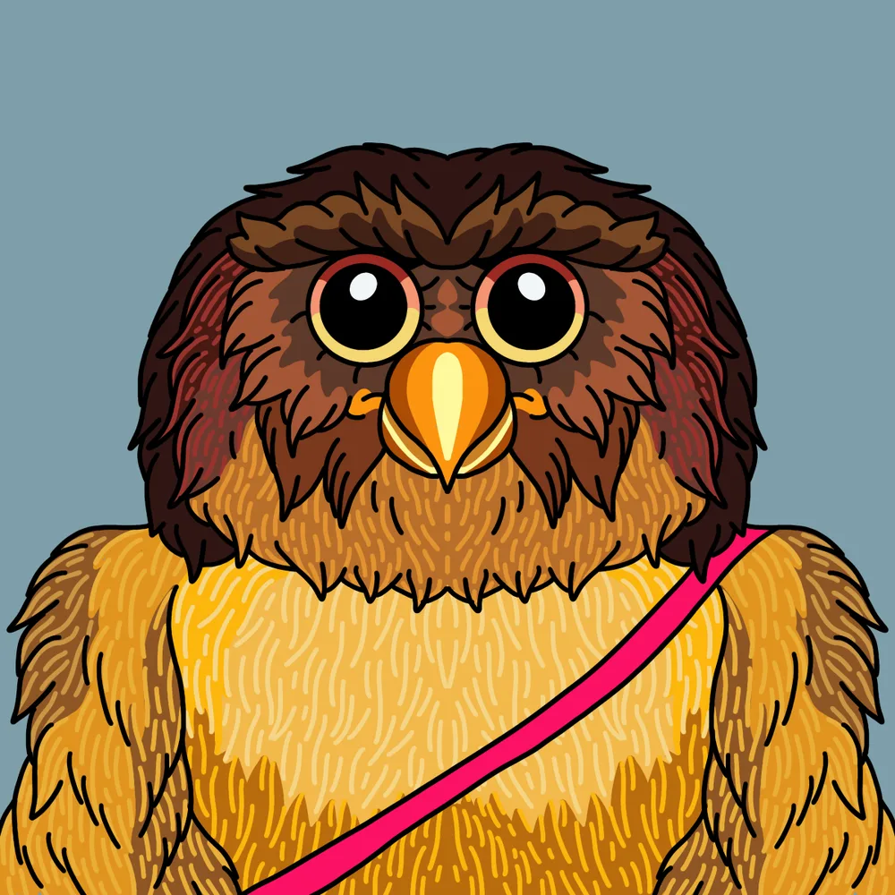 Owldude Adventurer — Hedz No. 214, recovered original artwork by Matt Furie