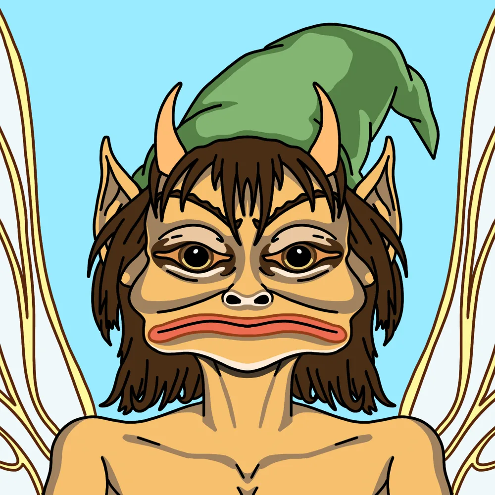 Fairyboy — Hedz No. 221, recovered original artwork by Matt Furie