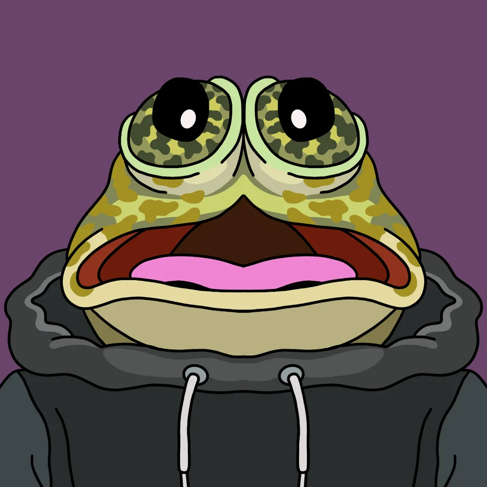 Frogscreamer — Hedz No. 226, recovered original artwork by Matt Furie