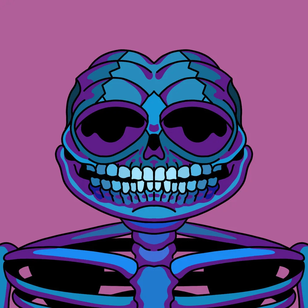 Frogskullator — Hedz No. 023, recovered original artwork by Matt Furie