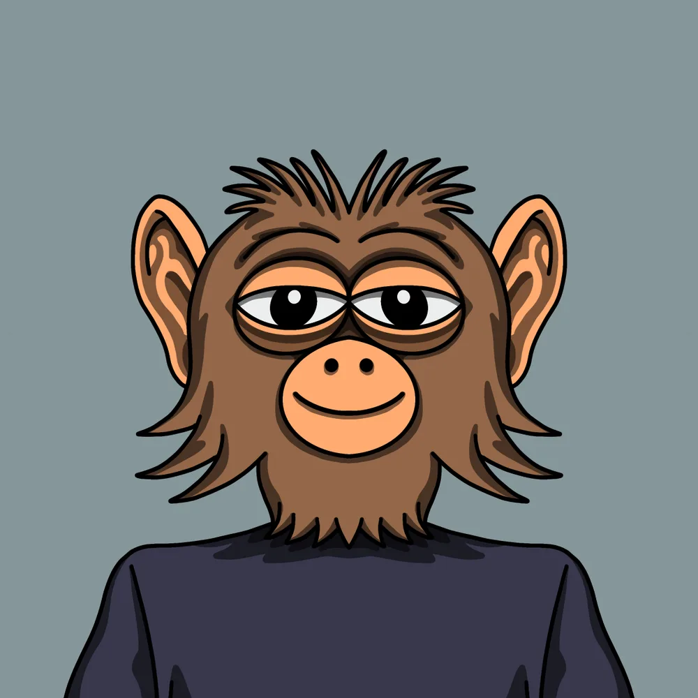 Clean Monkey — Hedz No. 240, recovered original artwork by Matt Furie