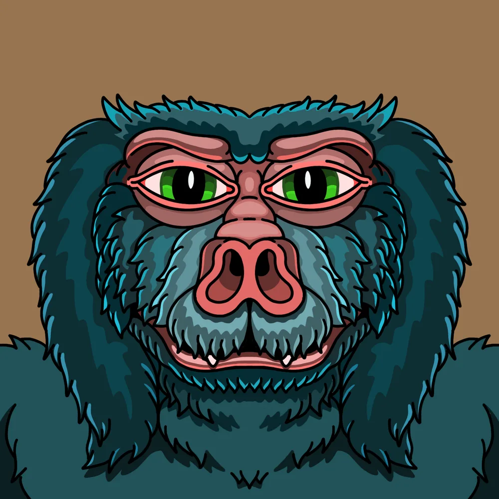 Doggensnout Skeptic — Hedz No. 243, recovered original artwork by Matt Furie