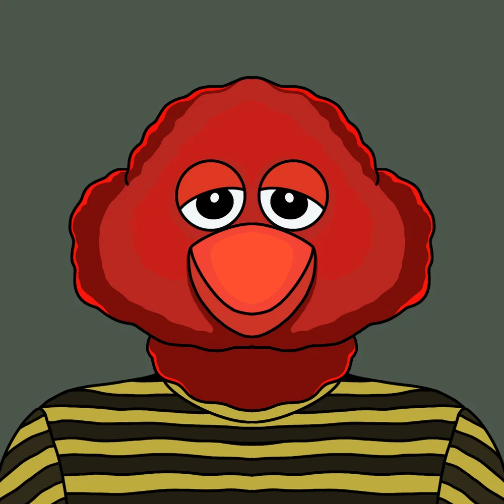 Red Bird Redemption — Hedz No. 260, recovered original artwork by Matt Furie