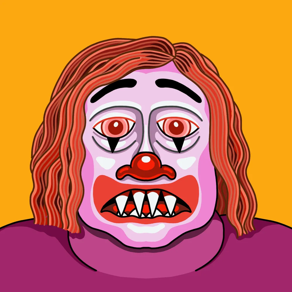 Mckreuger Michaelhead — Hedz No. 275, recovered original artwork by Matt Furie