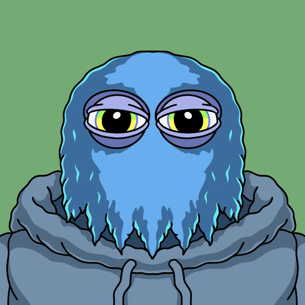 Ghostface Furry Hood — Hedz No. 284, recovered original artwork by Matt Furie