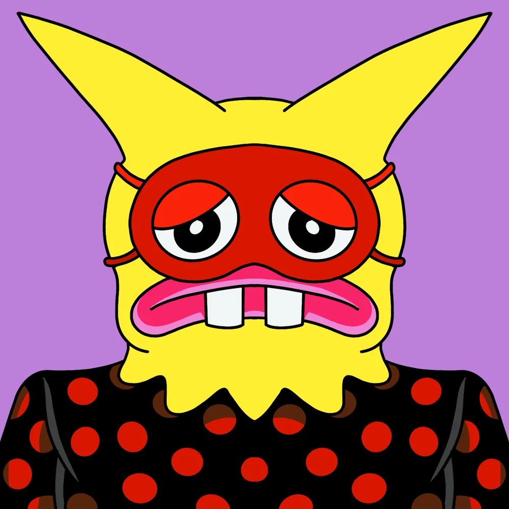 Double-mask Bucky — Hedz No. 289, recovered original artwork by Matt Furie