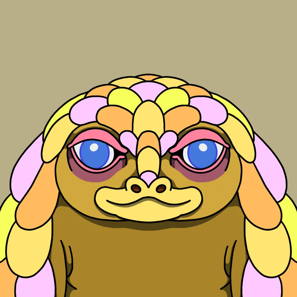 Pengolin — Hedz No. 305, recovered original artwork by Matt Furie