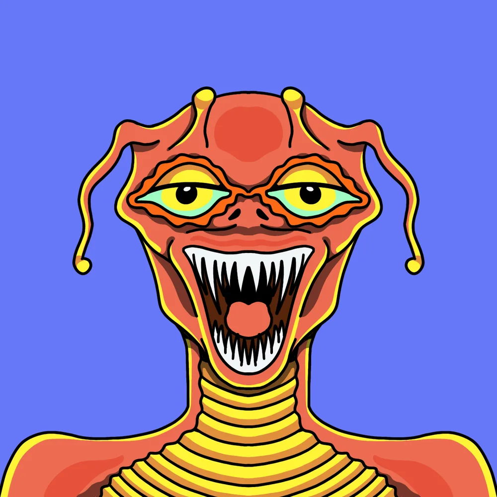 Skinnyfreak Screamer — Hedz No. 320, recovered original artwork by Matt Furie