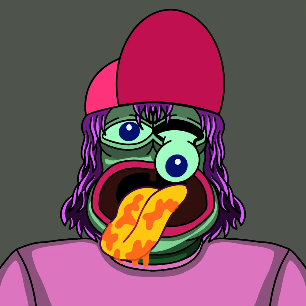 Badtaste Tastemaker — Hedz No. 341, recovered original artwork by Matt Furie