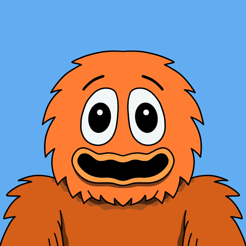 Bloop Furpal — Hedz No. 035, recovered original artwork by Matt Furie