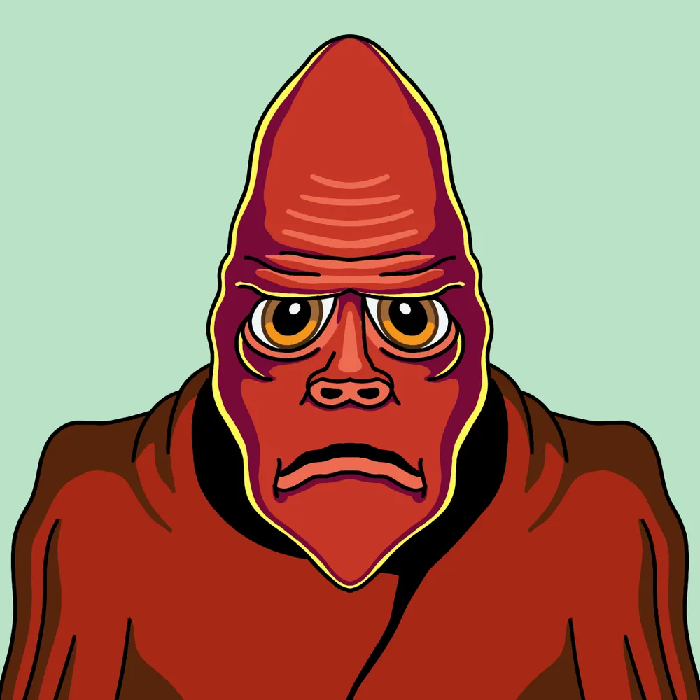 Conehead Brown — Hedz No. 360, recovered original artwork by Matt Furie