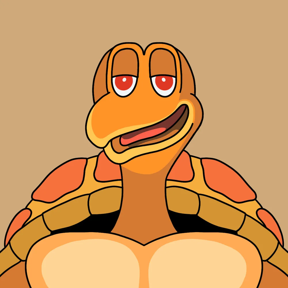 Turtlehead Popper — Hedz No. 362, recovered original artwork by Matt Furie