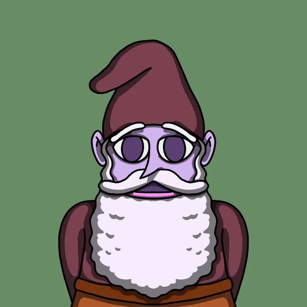 Gnomebody — Hedz No. 363, recovered original artwork by Matt Furie