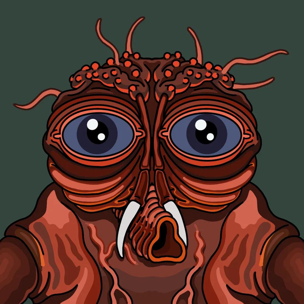 Flyface Supersucker — Hedz No. 372, recovered original artwork by Matt Furie