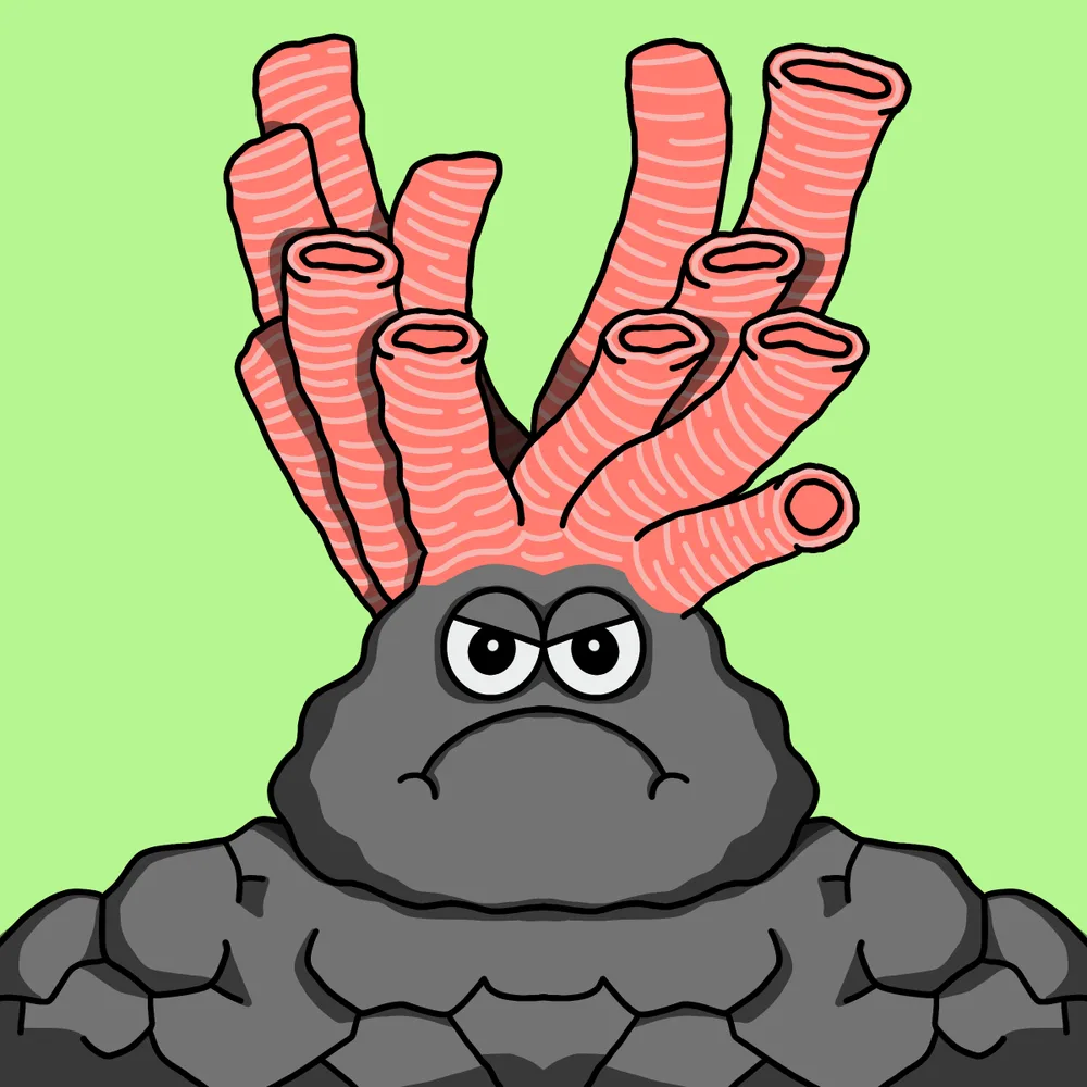 Sad Plonker — Hedz No. 389, recovered original artwork by Matt Furie