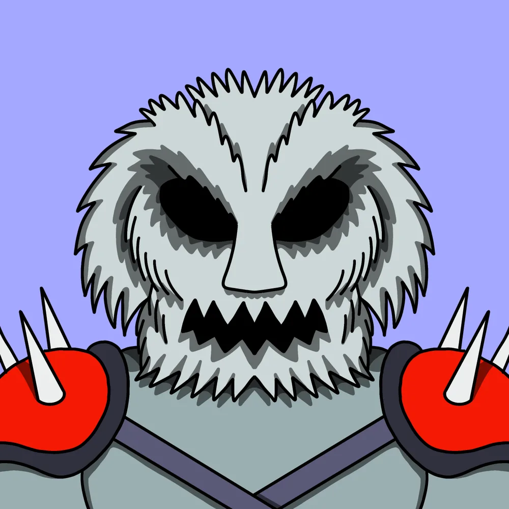 Doom Furry — Hedz No. 394, recovered original artwork by Matt Furie
