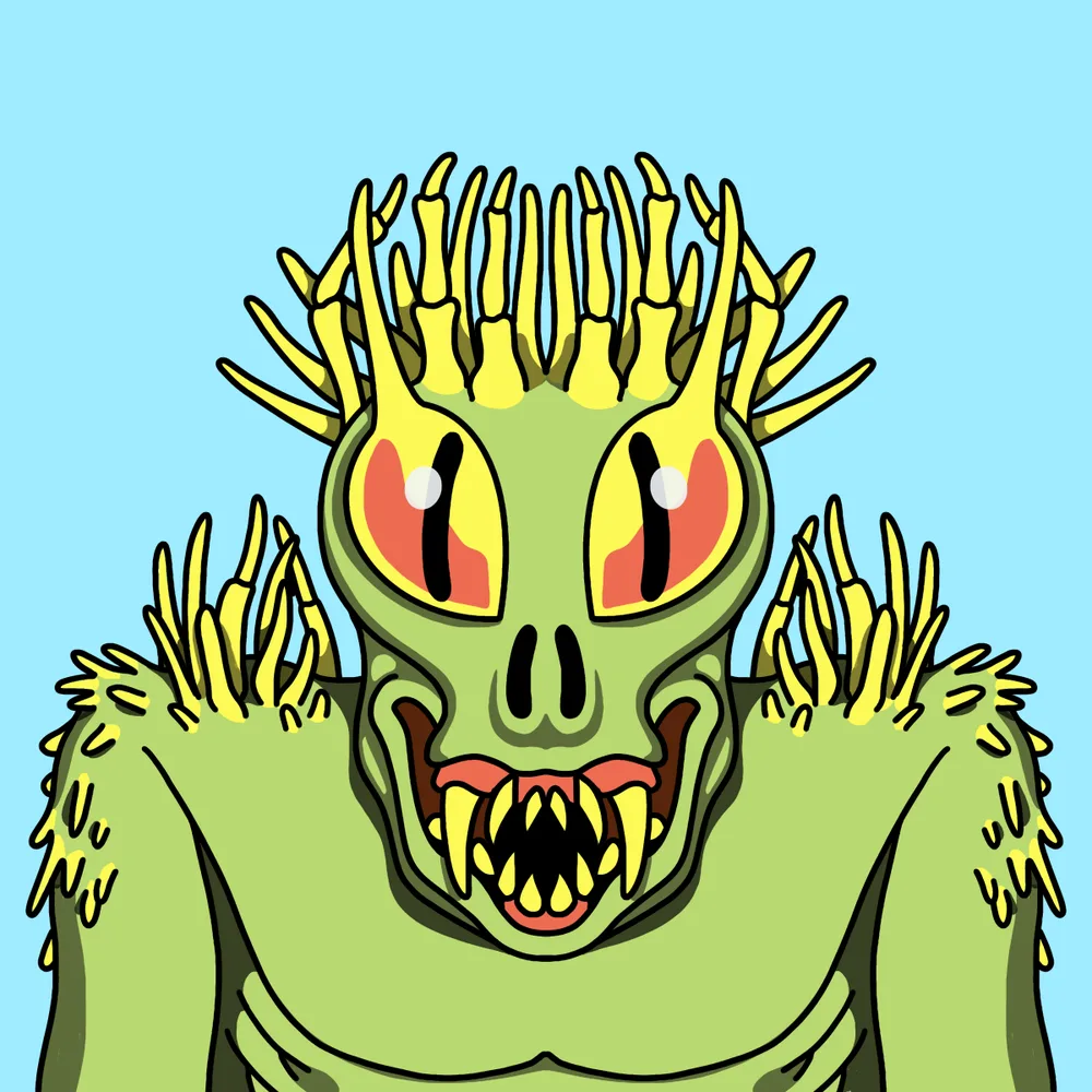 Bumblehead Pokey — Hedz No. 395, recovered original artwork by Matt Furie