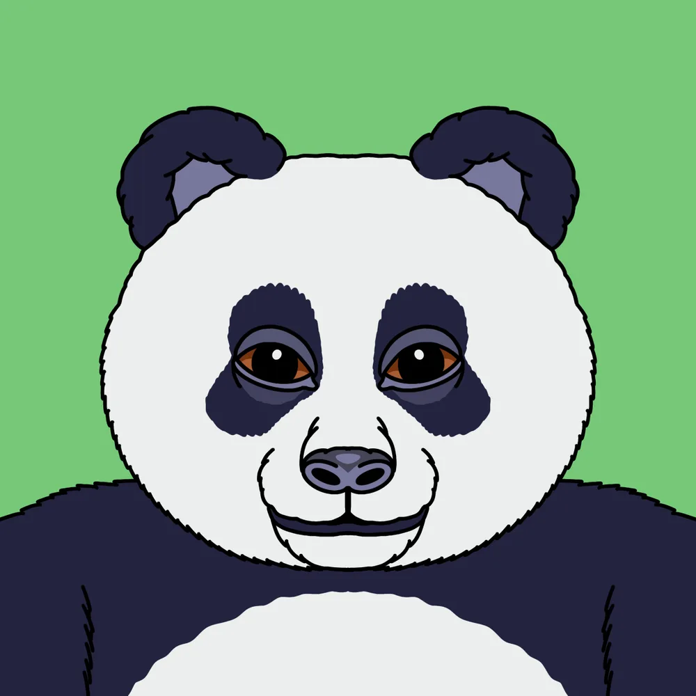 Panda Express — Hedz No. 400, recovered original artwork by Matt Furie