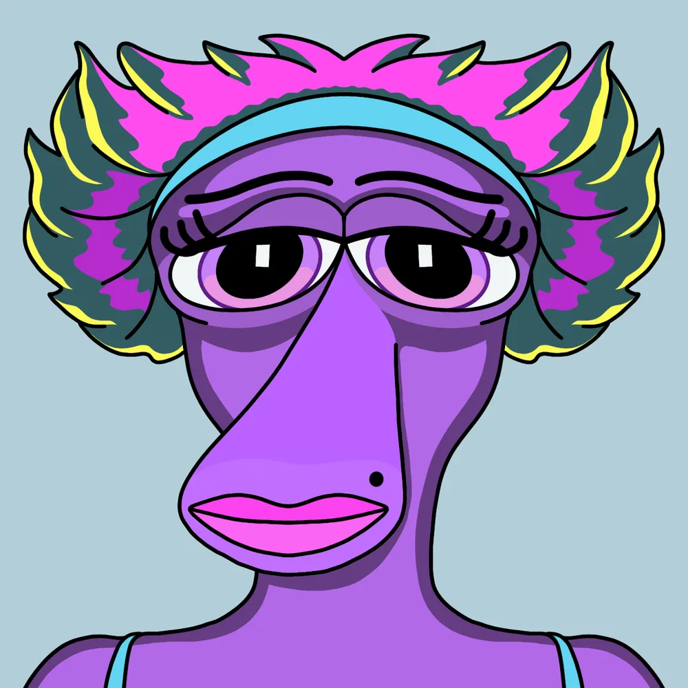 Snoutnose Partyslut — Hedz No. 404, recovered original artwork by Matt Furie