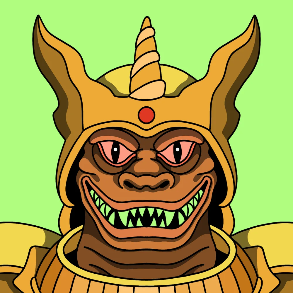 Grimtooth Gladiator — Hedz No. 411, recovered original artwork by Matt Furie