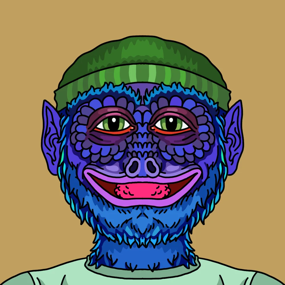 Cap-trickster — Hedz No. 422, recovered original artwork by Matt Furie