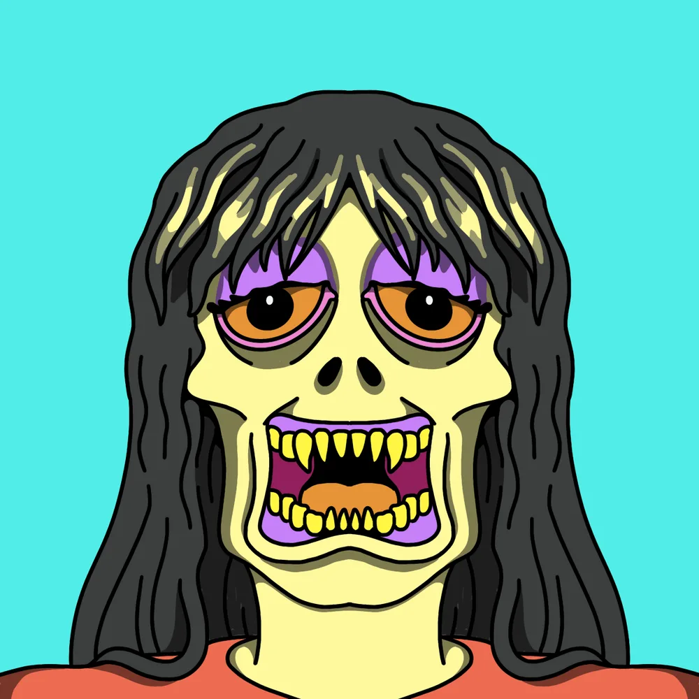 Gaunt Goblin Metalhead — Hedz No. 433, recovered original artwork by Matt Furie