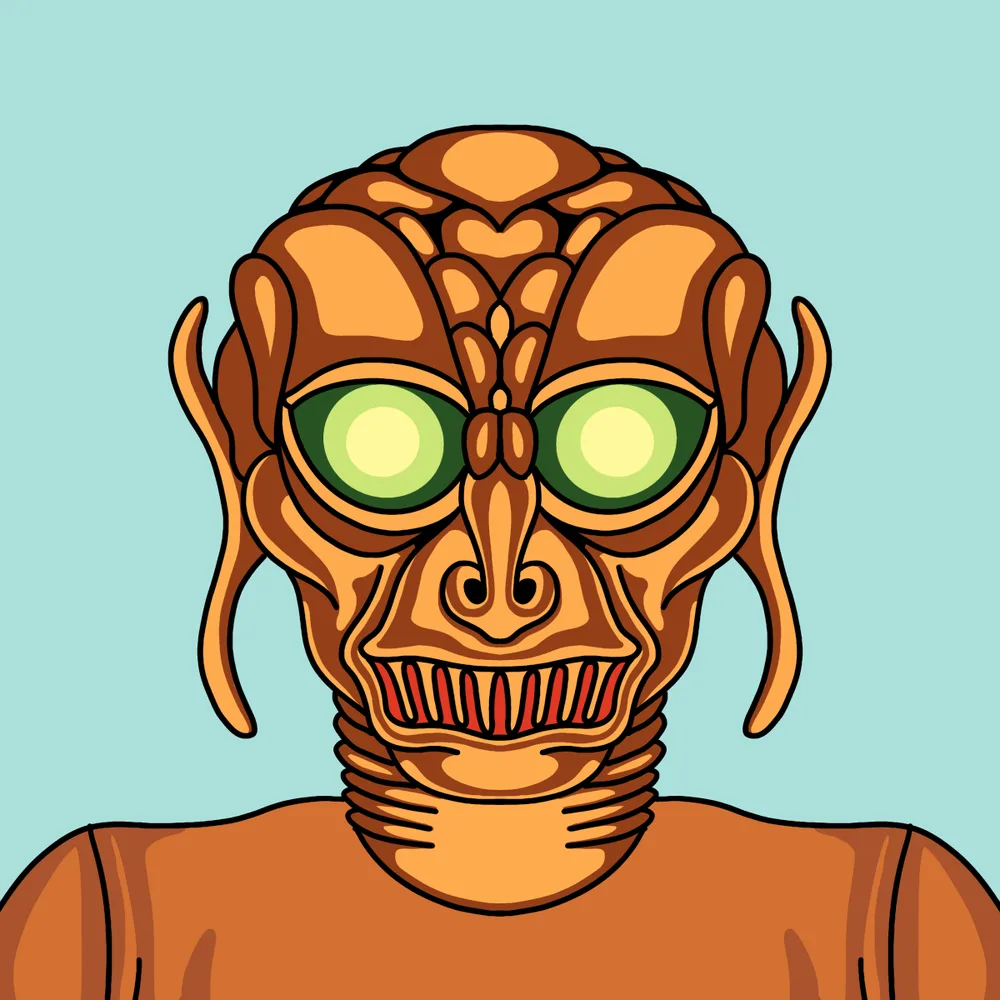 Rockdweller Sandgoblin — Hedz No. 438, recovered original artwork by Matt Furie