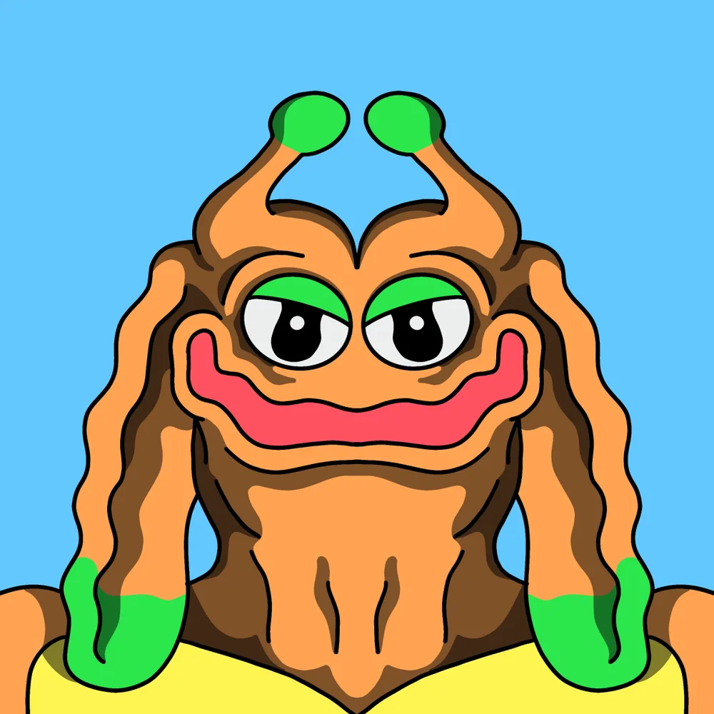 Flubbler — Hedz No. 455, recovered original artwork by Matt Furie