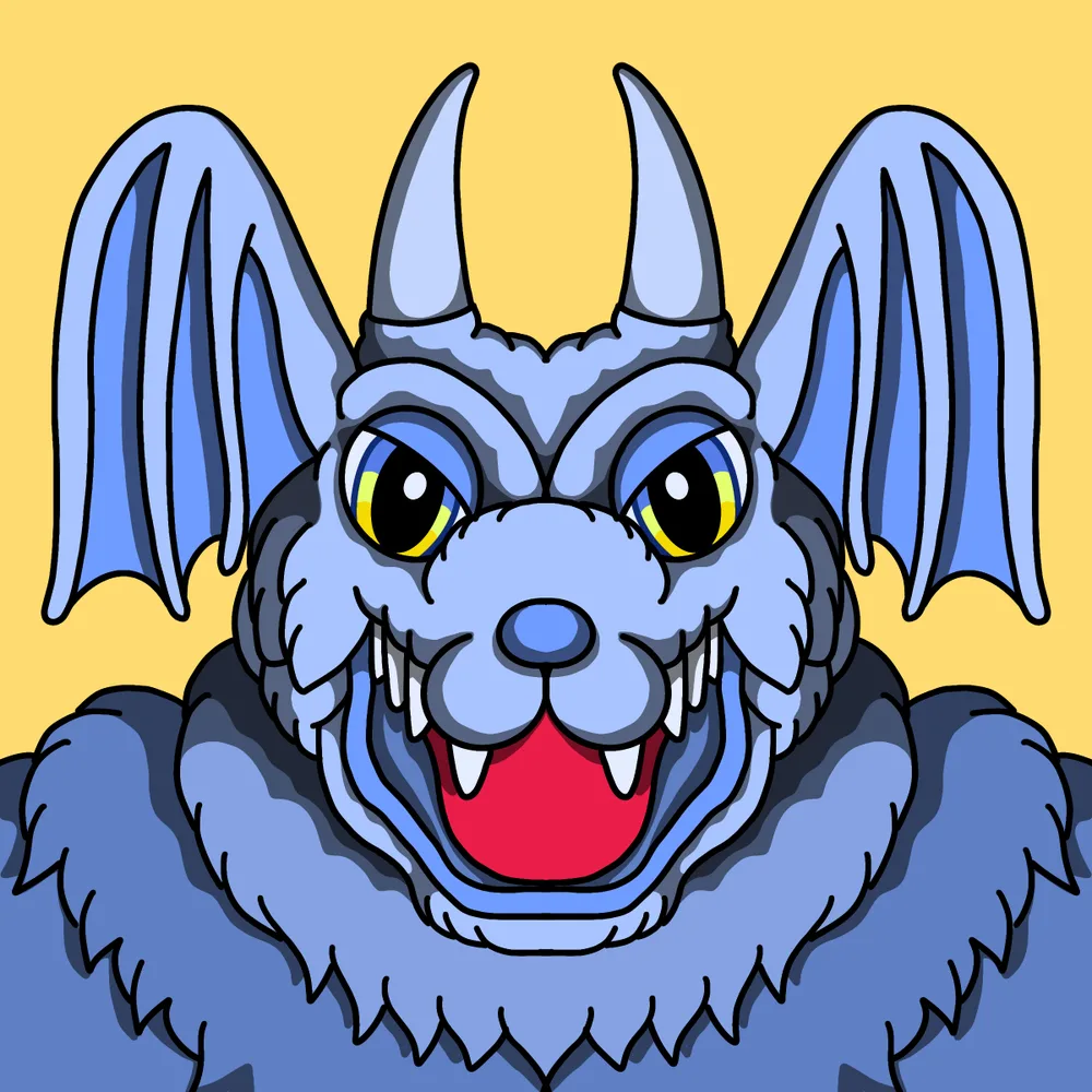 Wingding — Hedz No. 456, recovered original artwork by Matt Furie