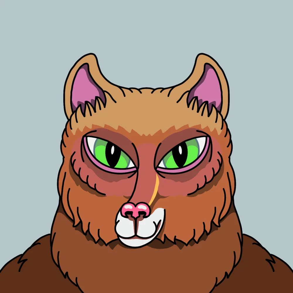 Catdog — Hedz No. 480, recovered original artwork by Matt Furie