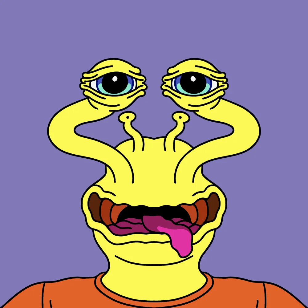 Snaileyes Stoner — Hedz No. 485, recovered original artwork by Matt Furie