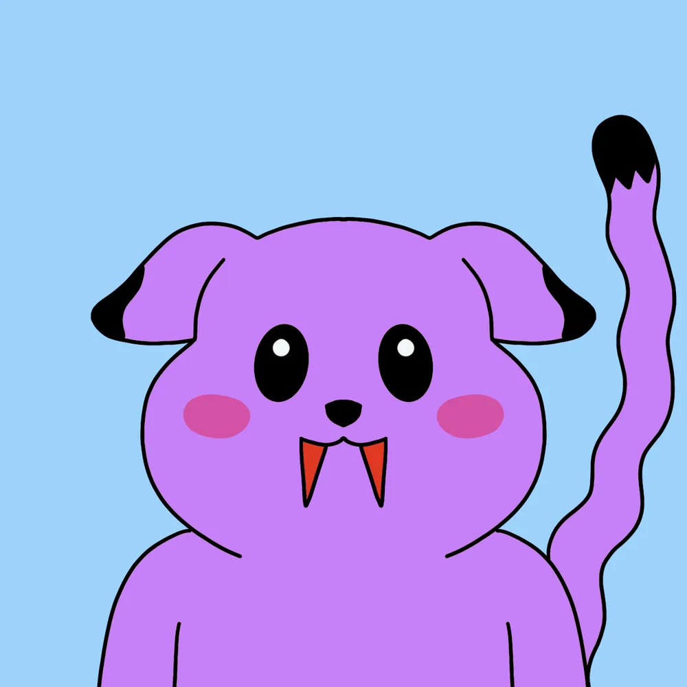 Chu-biter — Hedz No. 507, recovered original artwork by Matt Furie