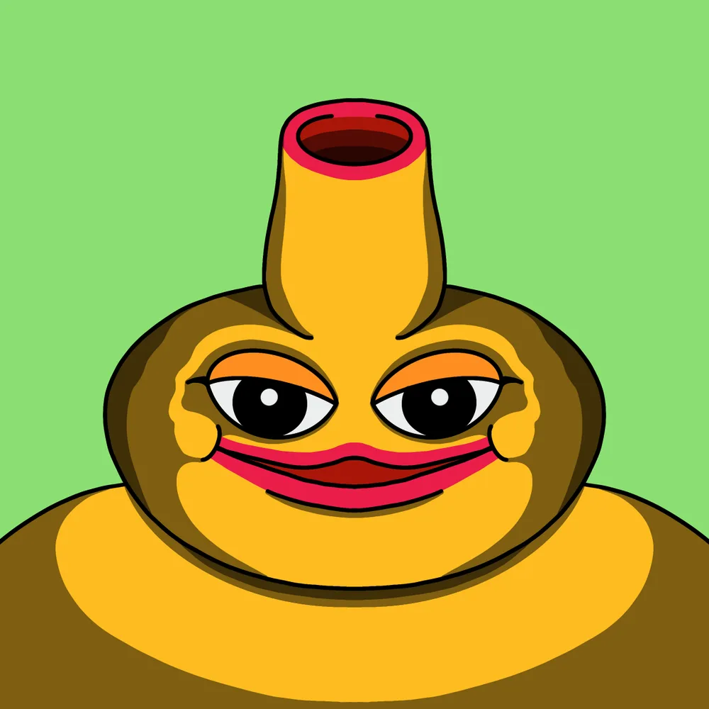 Snorkblower — Hedz No. 513, recovered original artwork by Matt Furie