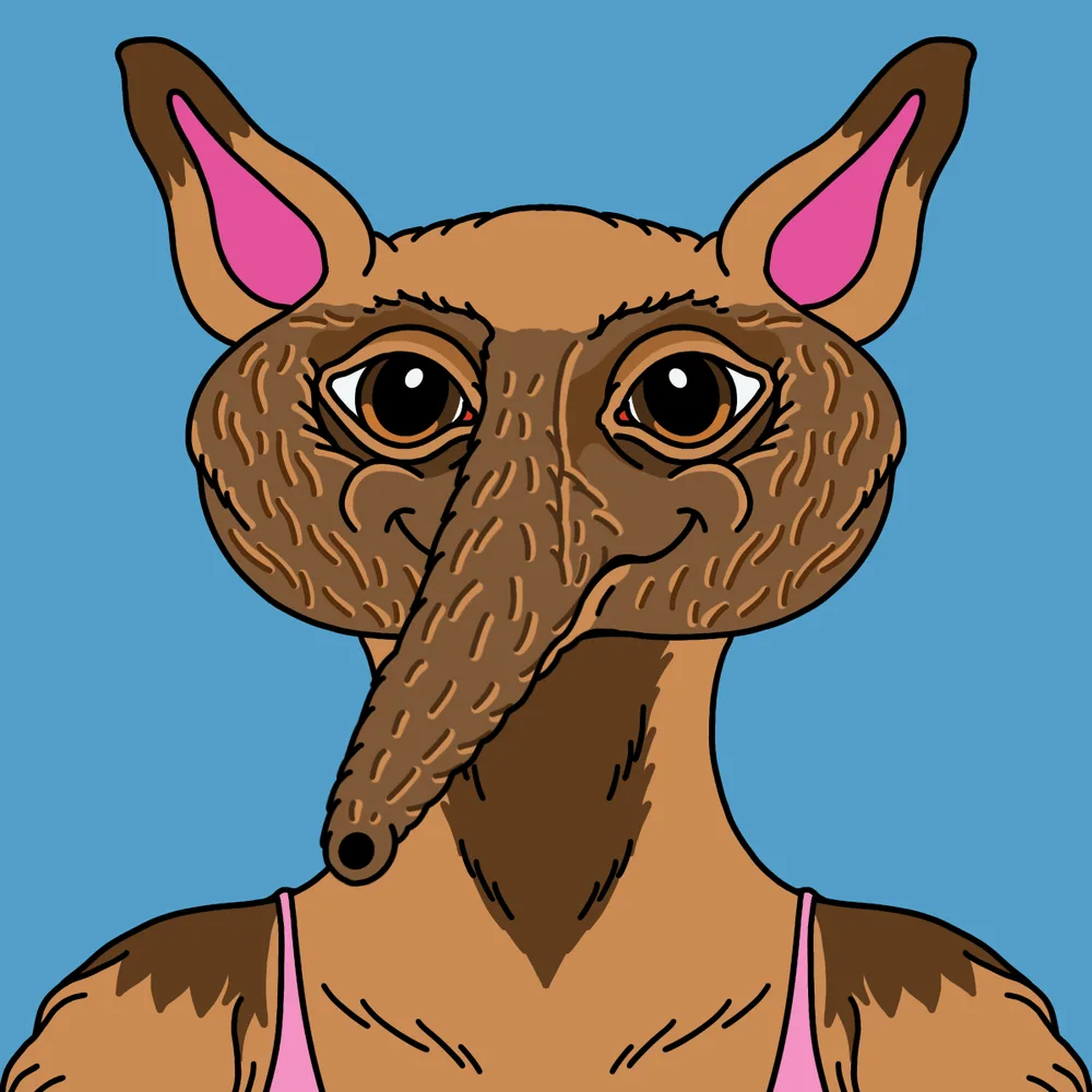 Aardvelma — Hedz No. 531, recovered original artwork by Matt Furie